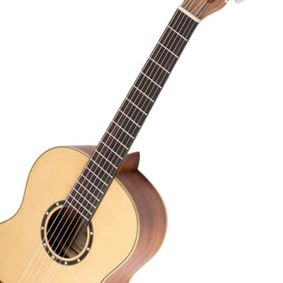 Ortega R121-3/4 Family Series Spruce Top Mahogany Neck 3/4 Size Nylon 6-String Classical Acoustic Guitar w/Gig Bag image 7