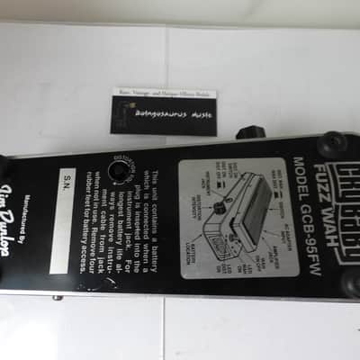 Rare Dunlop GCB-95FW CryBaby Fuzz Wah Effects Pedal Free USA Shipping image 6