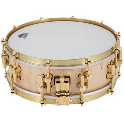Sonor Artist 5 x 14" Maple Snare Drum (Scandinavian Birch Finish - Gold Hardware) image 1
