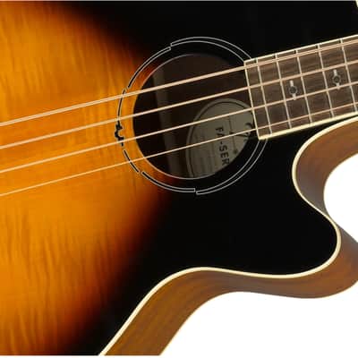 Fender Alternative FA-450CE Jumbo 3-Colour Sunburst Electro Acoustic Bass image 4