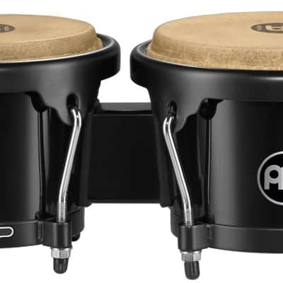 Meinl HB50BK 6 1/2 Inch & 7 1/2 Inch Acrylic Bongo in Black image 2