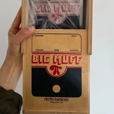 ギター Big Muff Reissue EC-3003 Flantone era Electro-Harmonix Big Muff Pi V9 Frantone era EC-3003/A wooden box