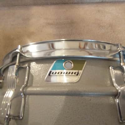 Ludwig Vintage Acrolite aluminum snare drum b&o badge excellent! image 2