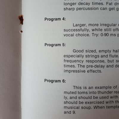 Owner's Manual for MXR 01 Digital Reverb 1984 image 5