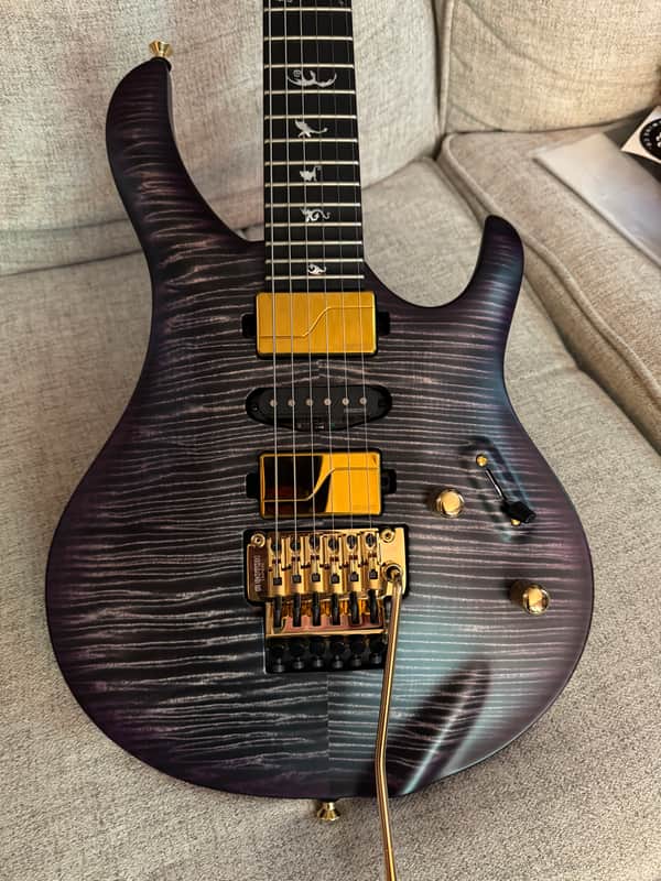 PRS Limited Edition Herman Li Signature Chleo 2025 - Present Charcoal Purple Burst image 1