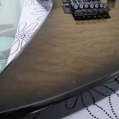 Jackson Kelly Professional MIJ 1990 Trans Black Quilt image 9