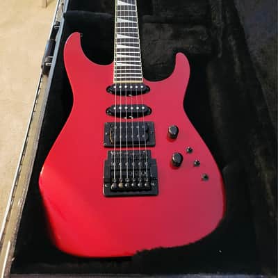 VIDEO! San Dimas Jackson Soloist Custom 1986 Dark Red 1 owner near MINT original ohsc and docs image 1
