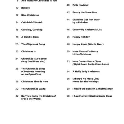 Hal Leonard Christmas Songs – Super Easy Songbook Bild 2