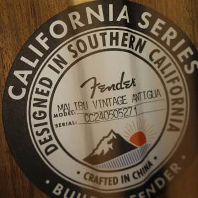 USED Fender Malibu Vintage (271) image 7