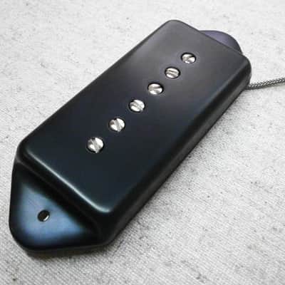 Q pickups DOG EAR P90 Pickup 1pc Bridge or Neck BLACK/CHROME/NICKEL/RAW NICKEL Casino Riviera Wildcat ES-330 Gibson Epiphone 50s 60s image 9