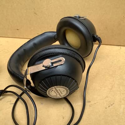 Grundig GDHS 221 vintage Headphones / super cool funky design / with original case image 11