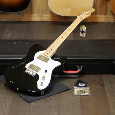 2012 Fender FSR Telecaster Deluxe '72 Reissue Thinline Semi-Hollow Electric Guitar Black + OHSC image 1