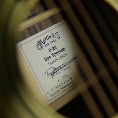 Martin Dan Tyminski Signature Model D-28 #101 - Replica of Dan's 1946 Herringbone D28 image 13