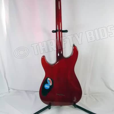 Schecter Diamond Series C-1 Blood Moon BloodMoon 2006-2007 Red Quilted Maple Top Duncan Designed PU image 10