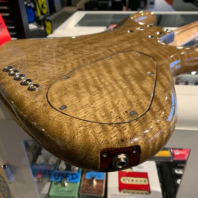 Kinal MK-5 Fretless Left Handed Bass 2000s Natural Cocobolo image 6