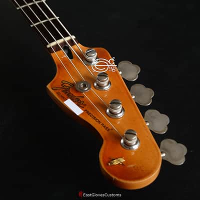 Fender Precision TV Yellow Heavy Relic Aged image 11