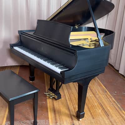 Steinway & Sons Model L 1974 - Ebony Satin image 1