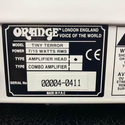 Orange TT15H Tiny Terror 15-Watt Guitar Amp Head 2006 - 2016 - White image 6