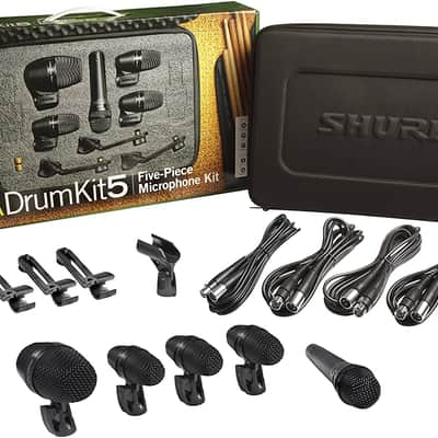 Shure PG ALTA 5-Piece Drum Microphone Kit for Performing and Recording Drummers - Includes Mics, Mounts and Cables with options for Kick Drum, Snare and Tom (PGADRUMKIT5) image 2