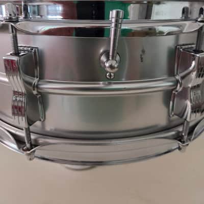 67 Ludwig  Acrolite No. 404-grey matte finish and chrome image 11