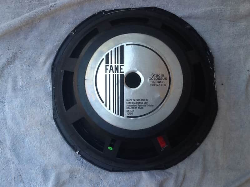 FANE Studio Colossus 15 Bass 8 ohm 400 watts | Reverb