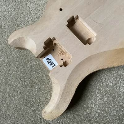 Unfinished HH DIY Project Guitar Basswood Body image 9