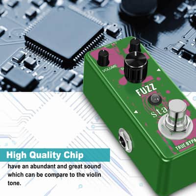 STAX LEF-306 Fuzz Pedal For Electric Guitar & Bass Traditional Fuzz Effect Full Metal Shell True Bypass--Shipped from Irvine Warehouse in California by USPS image 5