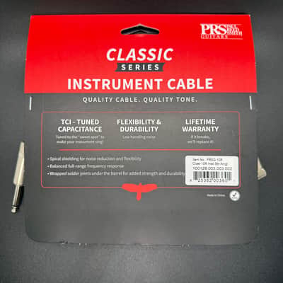 PRS Classic Series 10ft Instrument Cable Str/Ang image 2