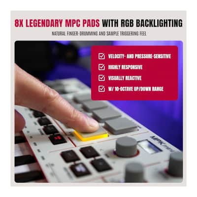Akai MPK Mini 4 PORTABLE USB KEYBOARD image 4