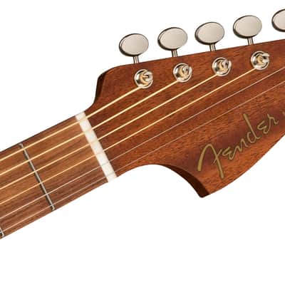 Fender Malibu Special Acoustic-Electric Guitar - Mahogany image 6