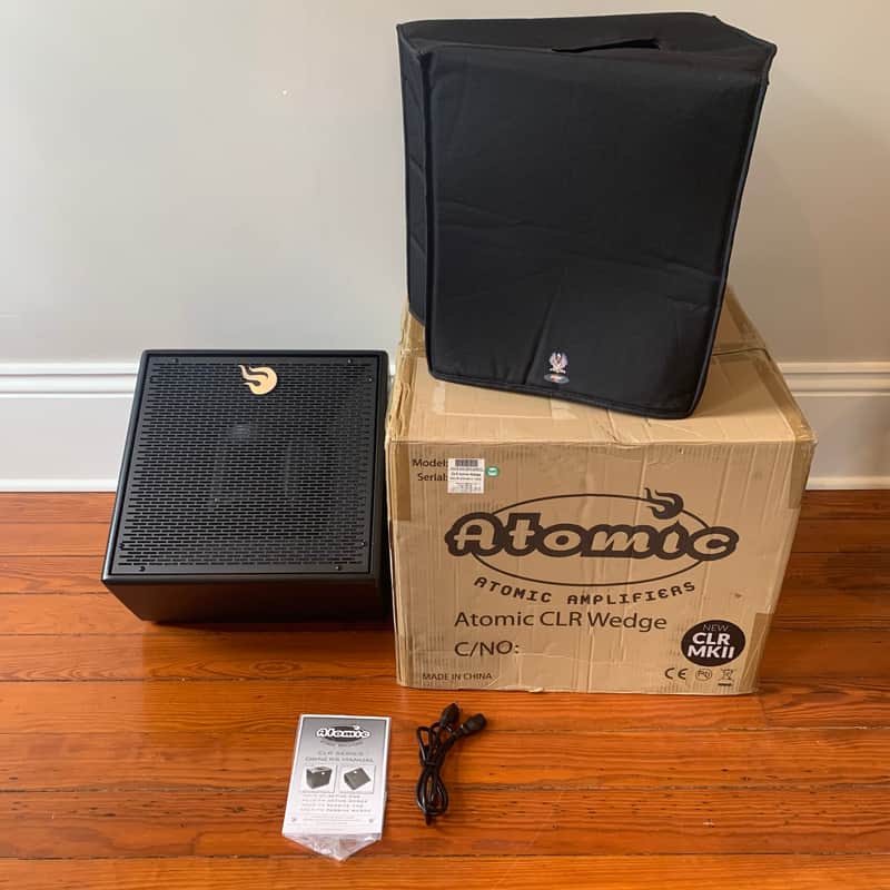 Atomic CLR Neo MkII Active FRFR Monitor Wedge w/ LeCover Padded Shell image 1