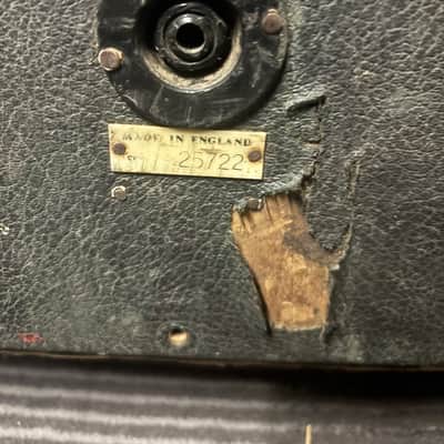 Marshall 1960A 4x12" Angled Guitar Speaker Cabinet 1964 - 1979 - Black image 10