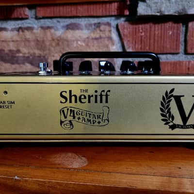 Victory Amps V4 The Sheriff 2-Channel 180-Watt Hybrid Guitar Amp Pedal 2022 - Present - Gold image 2