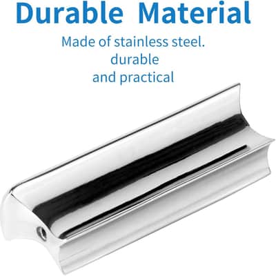 Stainless Steel Guitar Slide Tone Bar, standard Pearse Guitar Steel Bar, steel guitar slide for Electric Guitar Accessories image 2