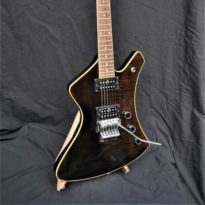 Washburn A10 1996 Flame Trans Black | Reverb