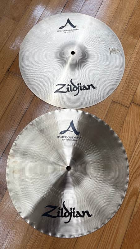 (Video Zildjian 14" A Series Mastersound Hi-Hat Cymbals (Pair) 1022g & 1381g image 1