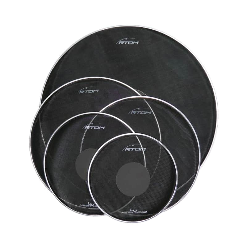 RTOM LVMHKIT Lov Volume Mesh Drum Head 10/12/14/16/22 5pc Set image 1