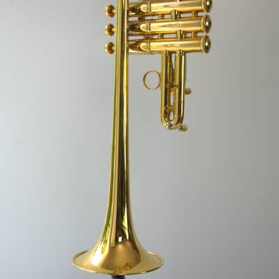 VERY RARE SPECIMEN BACH SPADA STRADIVARIUS EL Eb TRUMPET GOLD PLATED CONVERSION 236 image 15