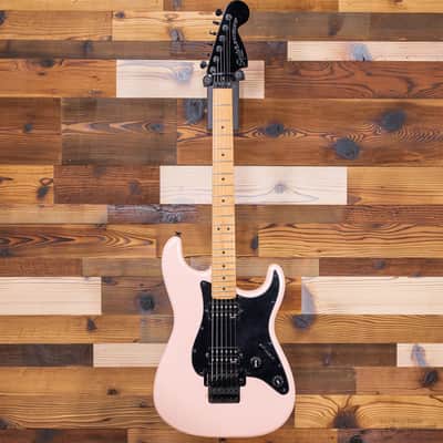 Squier 037-0240-533 Contemporary Strat w/ Trem, HH, Roated MN, Shell Pink Pearl (#CMCC23001565) image 1