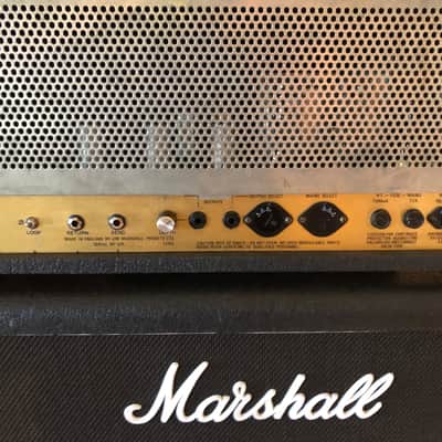 Marshall Modded Hopkins Jose High Gain 1981 JCM 800 1981 Black / Gold image 2