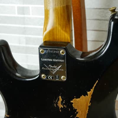 Fender Custom Shop 2025 LTD Roasted Dual-Mag II Stratocaster Relic - Aged Black image 11