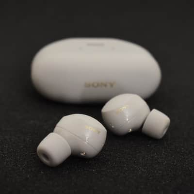 Newest Sony WF-1000XM5 Truly Wireless Bluetooth Noise Canceling Headphones - Silver image 2
