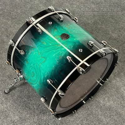 Mapex Saturn VI Rock 4pc Drum Set 22/10/12/16 Marine Teal Burst image 5