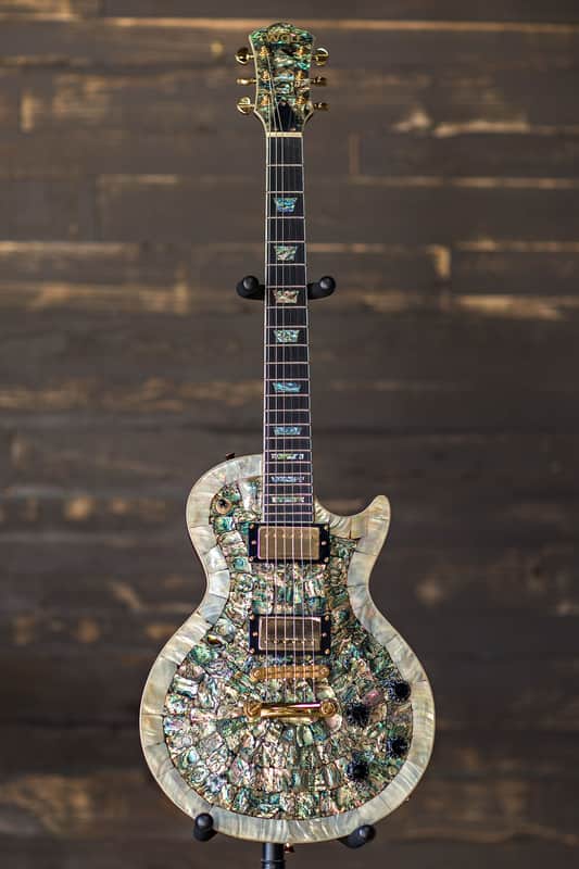 Wolf WLP 750T Special Edition Electric Guitar Abalone w/Hard Case image 1