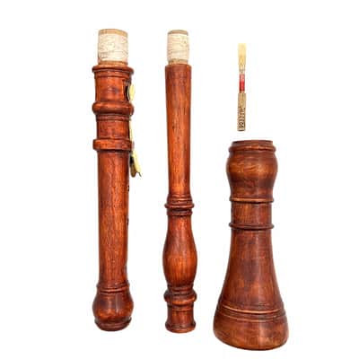 Professional German Baroque style Oboe A-415HZ, Hard maple wood oboe image 4