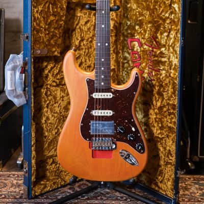 Fender Michael Landau Coma Stratocaster - Coma Red with Vintage-Style Navy Blue Hardshell Case - Demo image 20