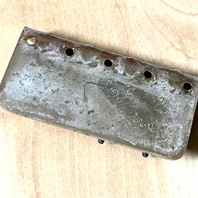 70 / 80‘s Brass Bass Bridge Vintage style threaded saddles image 3