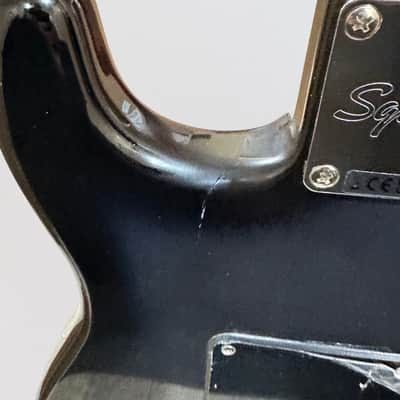Fender Squier Affinity Series Stratocaster FMT HSS Electric Guitar - Black Burst image 10