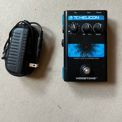 TC Helicon VoiceTone C1 auto-tune vocal pedal XLR image 1