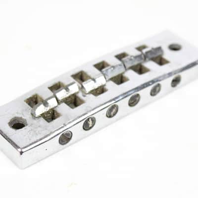 1973 Vintage Gibson SG Standard/Les Paul/ES325/L6S/Marauder Schaller Harmonica Bridge Chrome W.Germany 1970s Early Norlin Era image 2